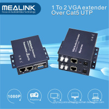 1 to 2 VGA Extender 300m (by single Cat5e/6)